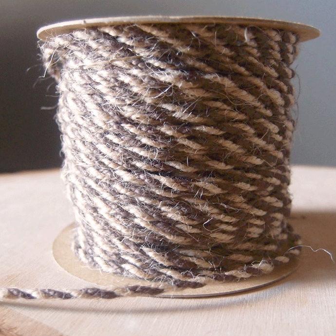 2.5 mm (1/10") Brown/Natural Jute Twine/Cord Spool 168-1059