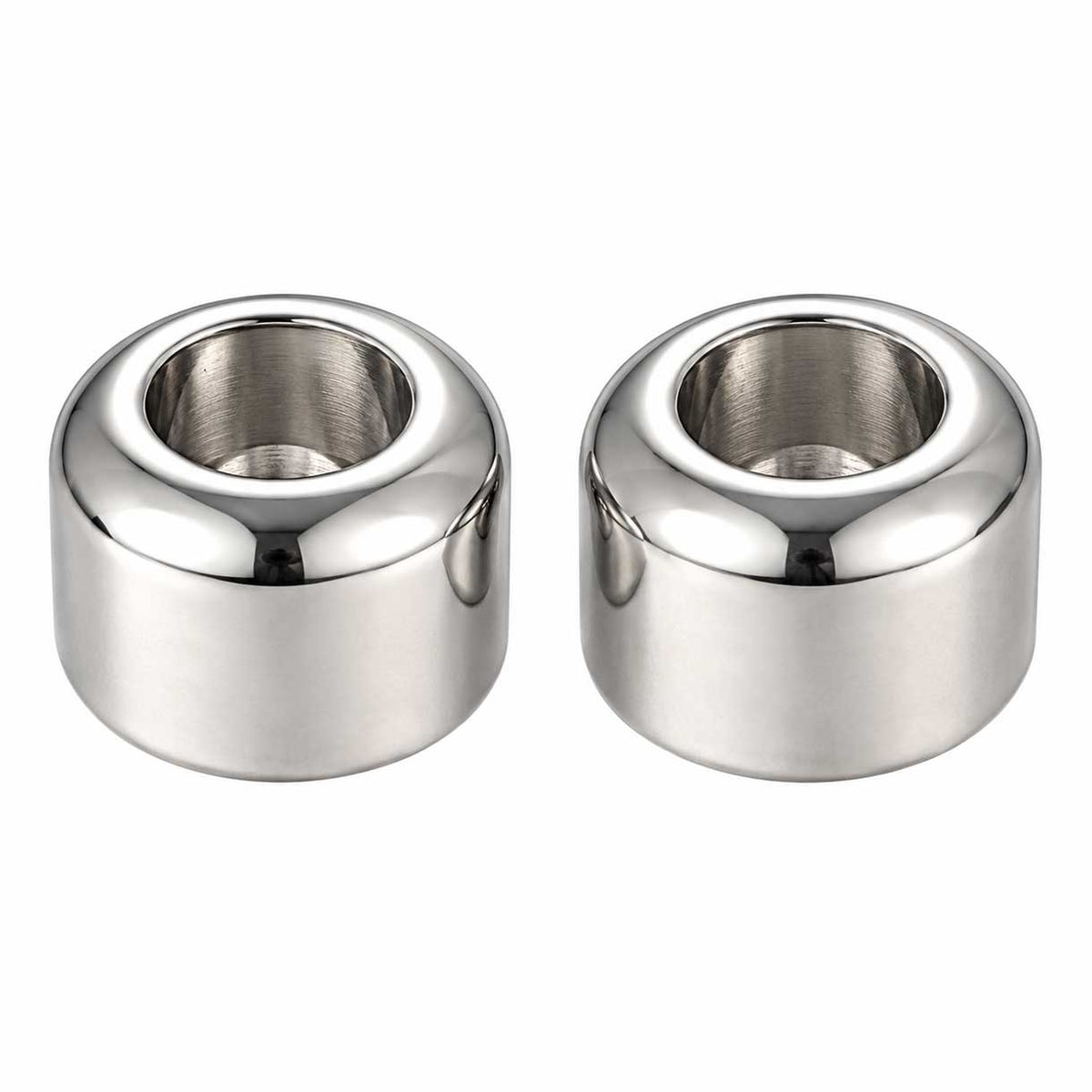 201 Stainless Steel Barrel Bead/Charm (10 Pack)