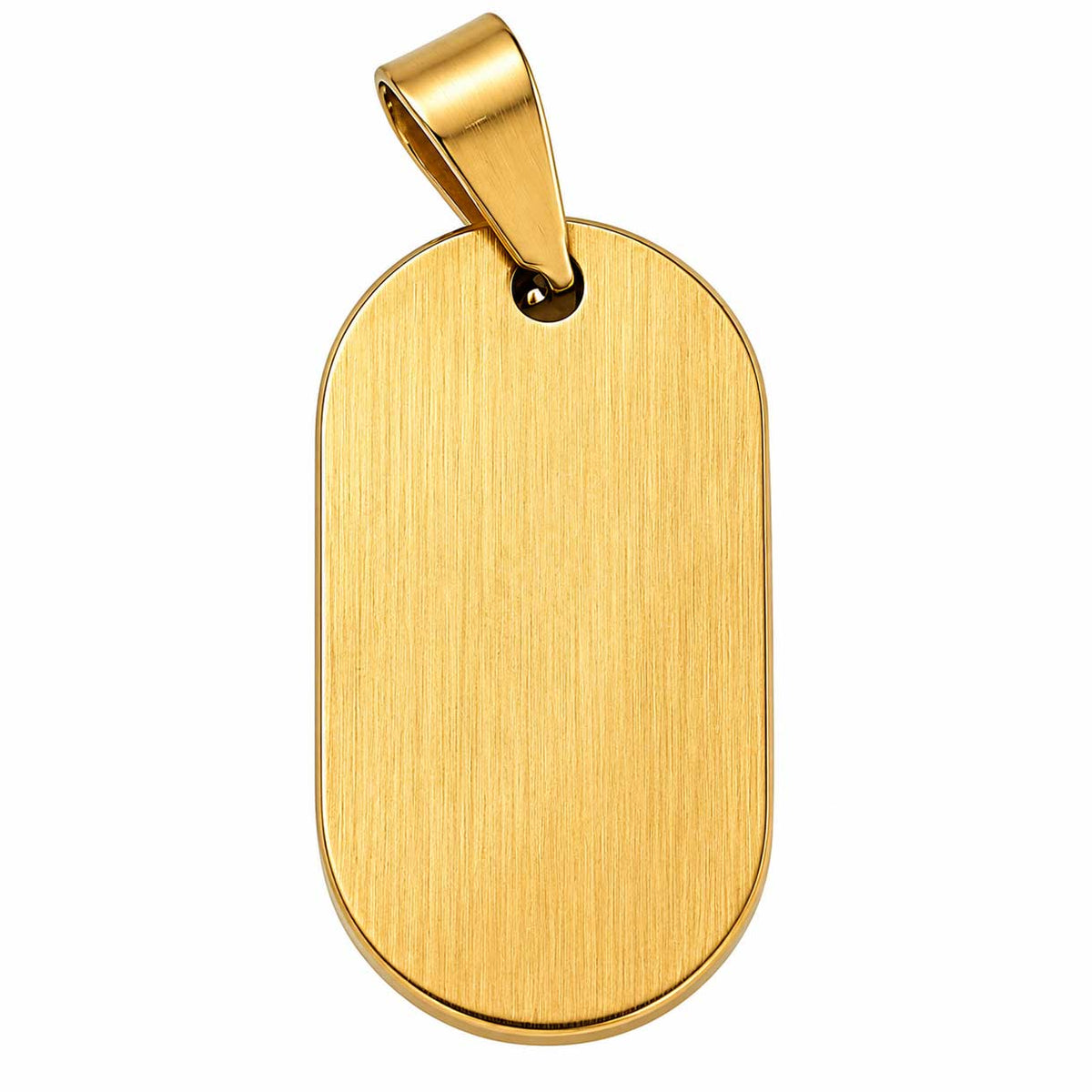 201 Stainless Steel Gold w/Black Enamel Pendant Bead/Charm (1 Pack) 280-