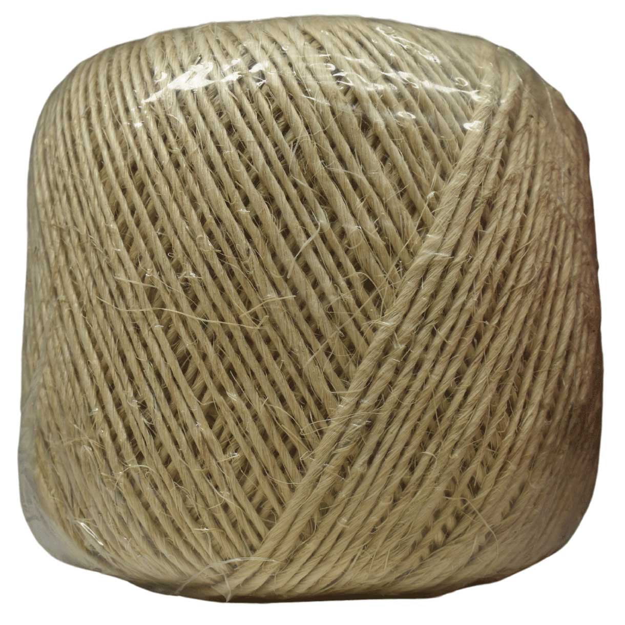 2.7 mm (7/64") Natural Sisal Twine Cord 549 m (1800 ft) Twine cord T.W. Evans Cordage Co. Inc.