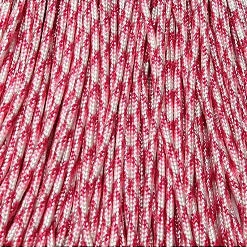 2.4 mm (3/32”) 275 Tactical Paracord Breast Cancer Awareness Made in the USA Nylon/Nylon (100 ft) El Wood Braiding Co