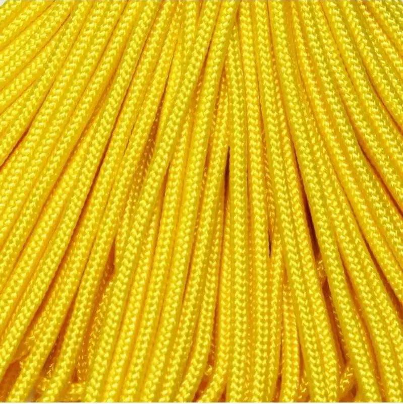 2.4 mm (3/32”) 275 Tactical Paracord Canary Yellow Made in the USA Polyester/Nylon (100 ft) Atwood Rope MFG