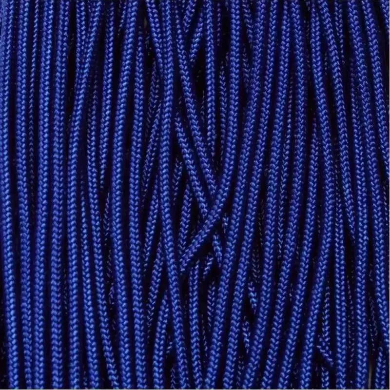 2.4 mm (3/32”) 275 Tactical Paracord Electric Blue Made in the USA Nylon/Nylon (100 ft) El Wood Braiding Co