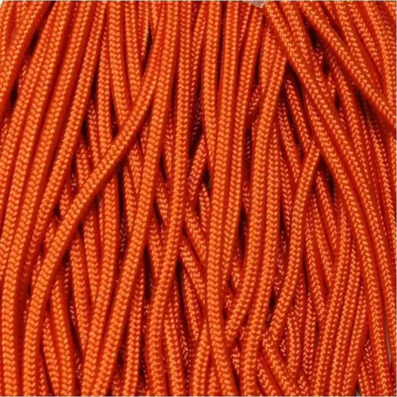 2.4 mm (3/32”) 275 Tactical Paracord International Orange Made in the USA Nylon/Nylon (100 ft) El Wood Braiding Co