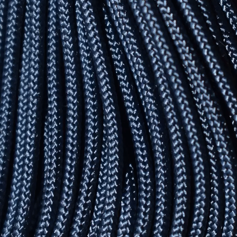 2.4 mm (3/32”) 275 Tactical Paracord Navy Blue Made in the USA Polyester/Nylon (100 ft) Atwood Rope MFG