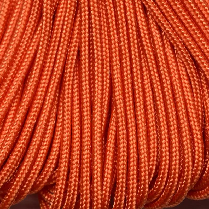 2.4 mm (3/32”) 275 Tactical Paracord New Burnt Orange Made in the USA Polyester/Nylon (100 ft) Atwood Rope MFG