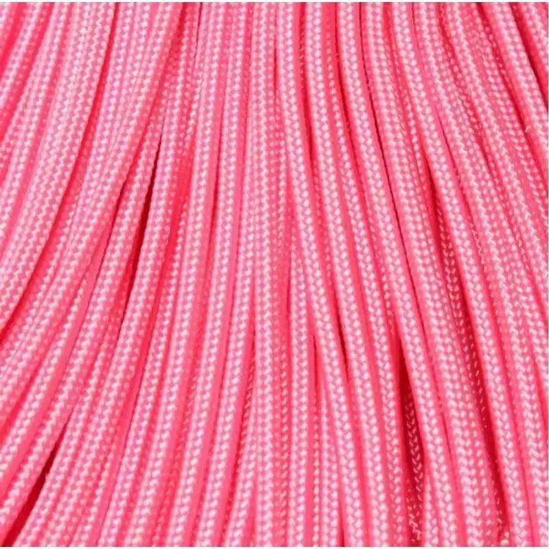 275 Paracord Rose Pink Made in the USA Nylon/Nylon (100 FT.) - Paracord Galaxy