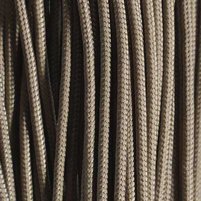 2.4 mm (3/32”) 275 Tactical Paracord Tan Made in the USA Nylon/Nylon (100 ft) El Wood Braiding Co