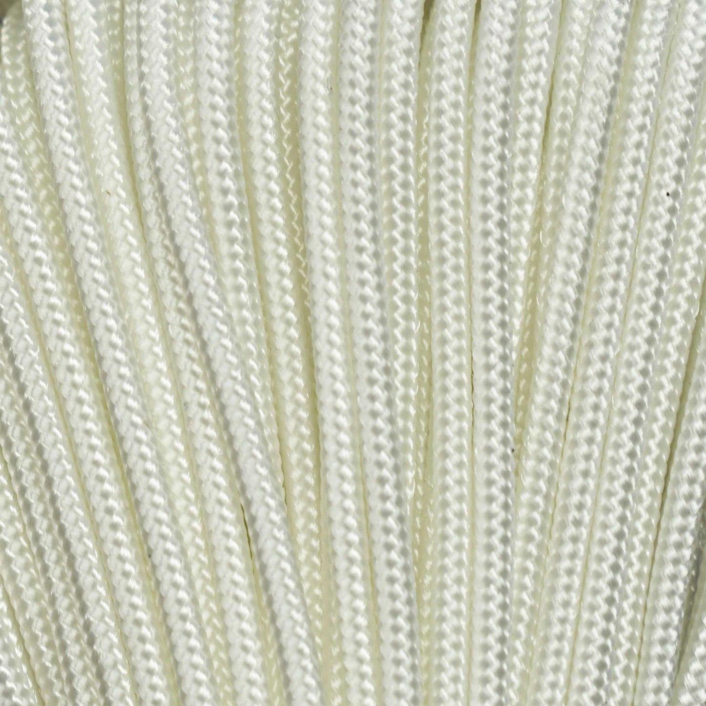 275 Tactical Paracord White Made in the USA Polyester/Nylon (100 ft)