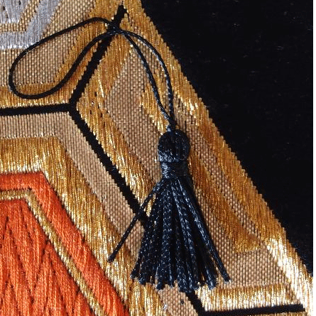2 Inch Black Tassels 12 Pack Harvest Imports
