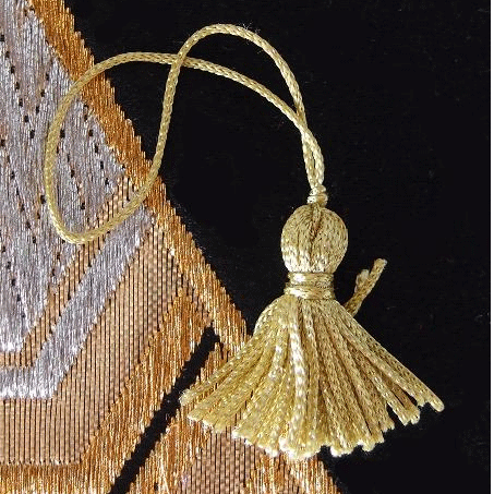 2 Inch Gold Tassels 12 Pack Harvest Imports