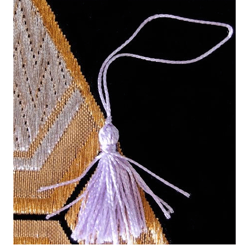 2 Inch Lavender Tassels 12 Pack Harvest Imports