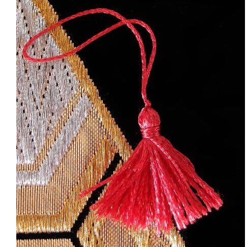 2 Inch Red Tassels 12 Pack Harvest Imports