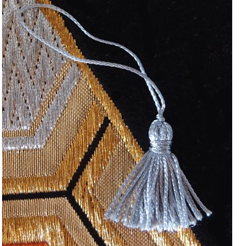 2 Inch Silver Tassels 12 Pack Harvest Imports