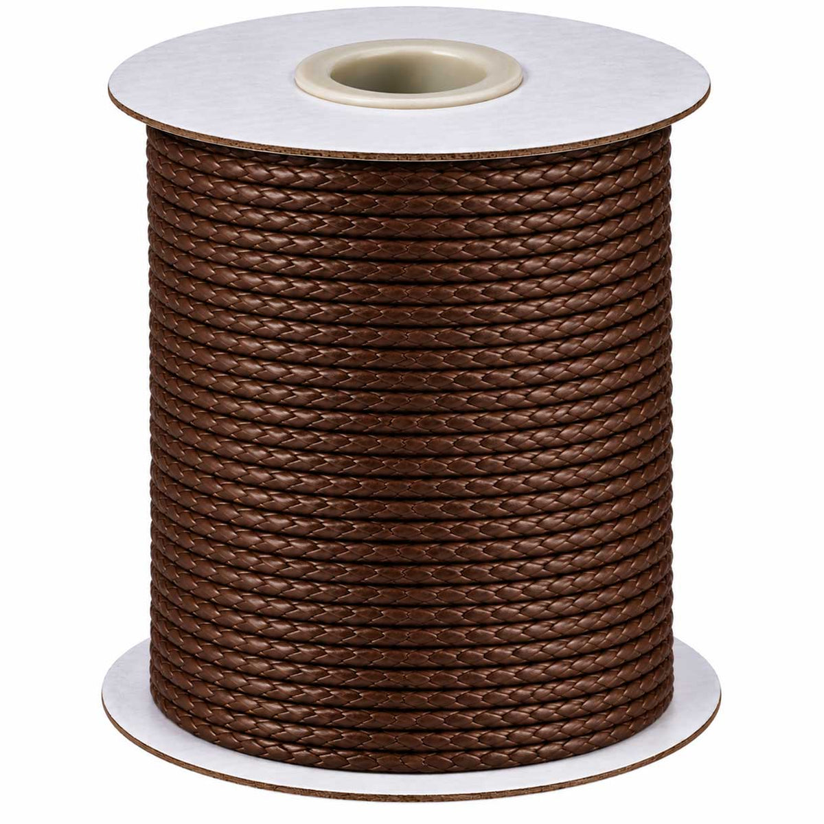 2 mm Dark Saddle Brown Round Waxed Polyester Cord/Thread 90 yd (82 m) 280-