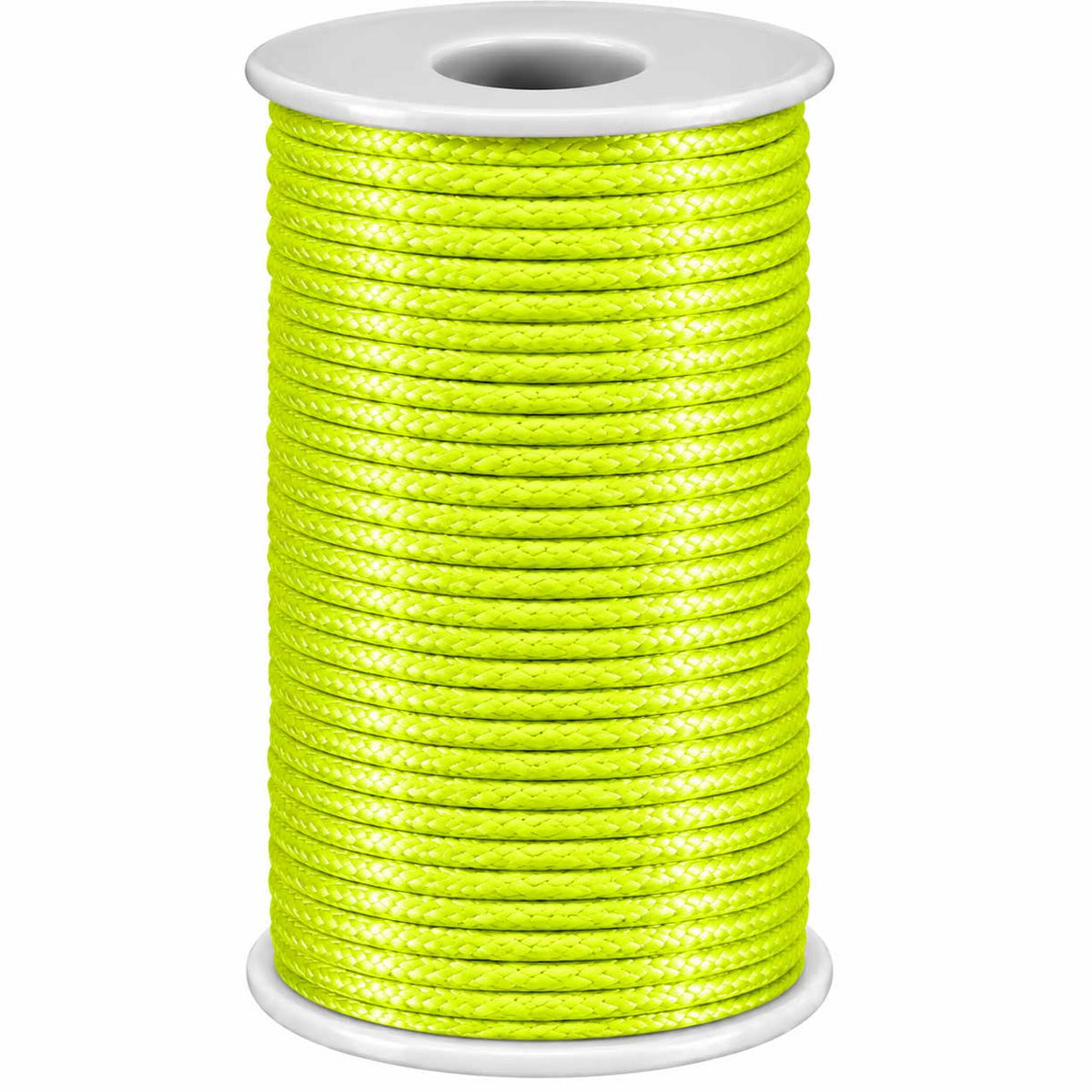 2 mm Green Yellow Polyester Rattail Satin Cord/Thread 100 yd (91.5 m) 280-