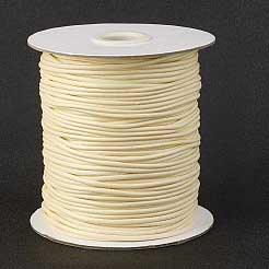 2 mm Cornsilk Round Waxed Polyester Cord/Thread 90 yd (82 m) 280-