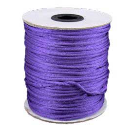 2 mm Indigo Nylon Rattail Satin Cord/Thread 100 yd (91.5 m) 280-