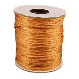2 mm Orange Nylon Rattail Satin Cord/Thread 100 yd (91.5 m) 280-