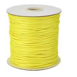 2 mm Yellow Round Waxed Polyester Cord/Thread 90 yd (82 m) 280-