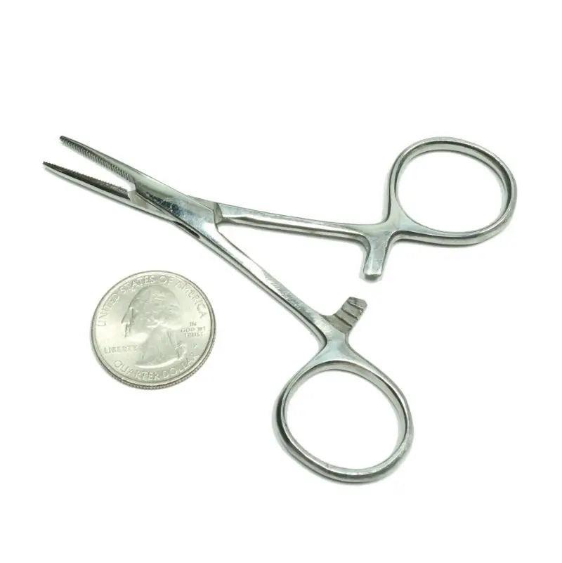 3 1/2" Straight Nose Stainless Steel Locking Forceps (1 Pack) Sona Enterprises