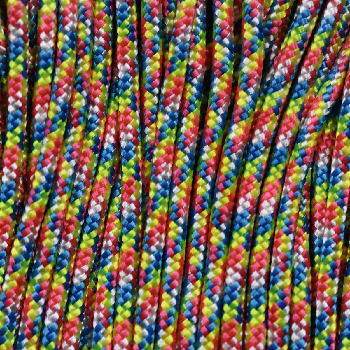 3.0 mm (1/8”) 325-3 Paracord Birthday Cake Made in the USA Nylon/Nylon (100ft) El Wood Braiding Co