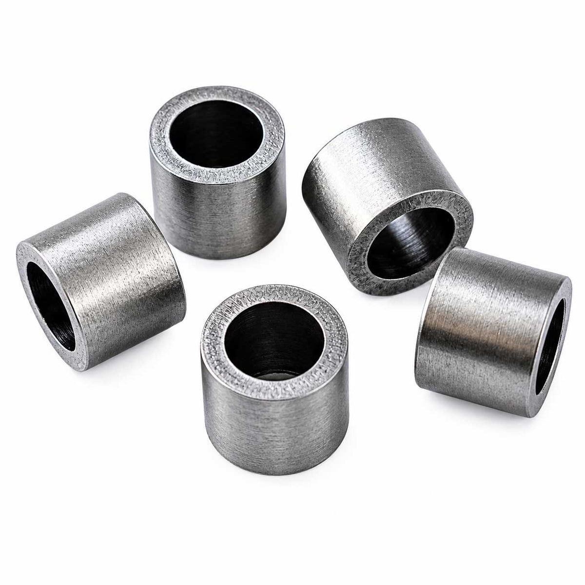304 Stainless Steel Antique Silver Round Column Bead/Charm El Wood Braiding Co