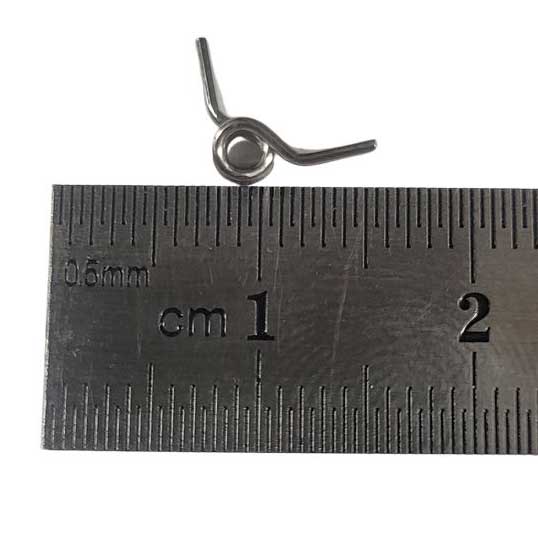 1.5 mm 304 Stainless Steel Barbed Wire Spring Bead/Charms (10 Pack) China