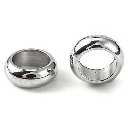 5 mm 304 Stainless Steel Spacer Beads/Ring (25 Pack) 280-