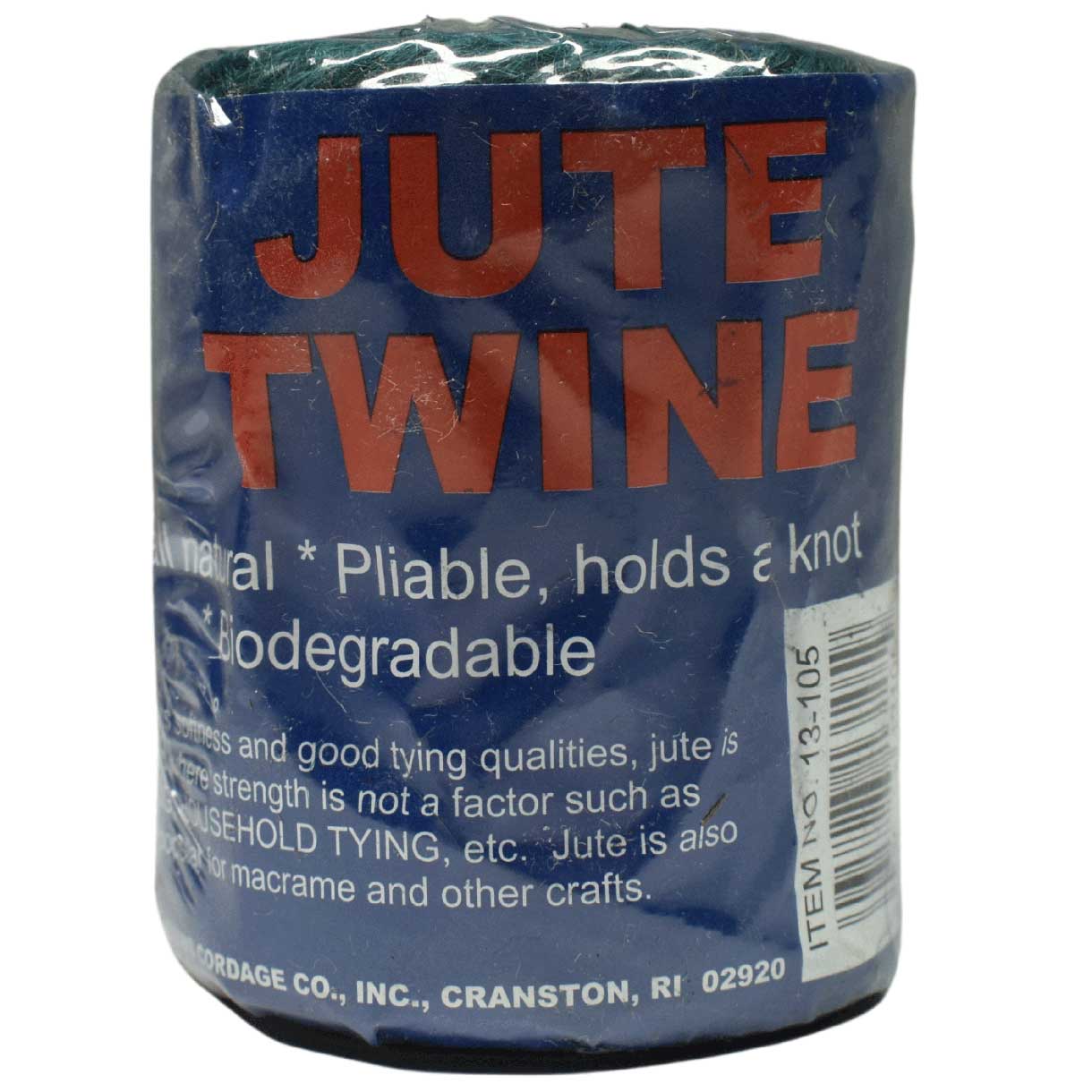 3.2 mm (1/8") 3 Ply Green Jute Twine/Cord Spool 45 m (150 ft) T.W. Evans Cordage Co. Inc.