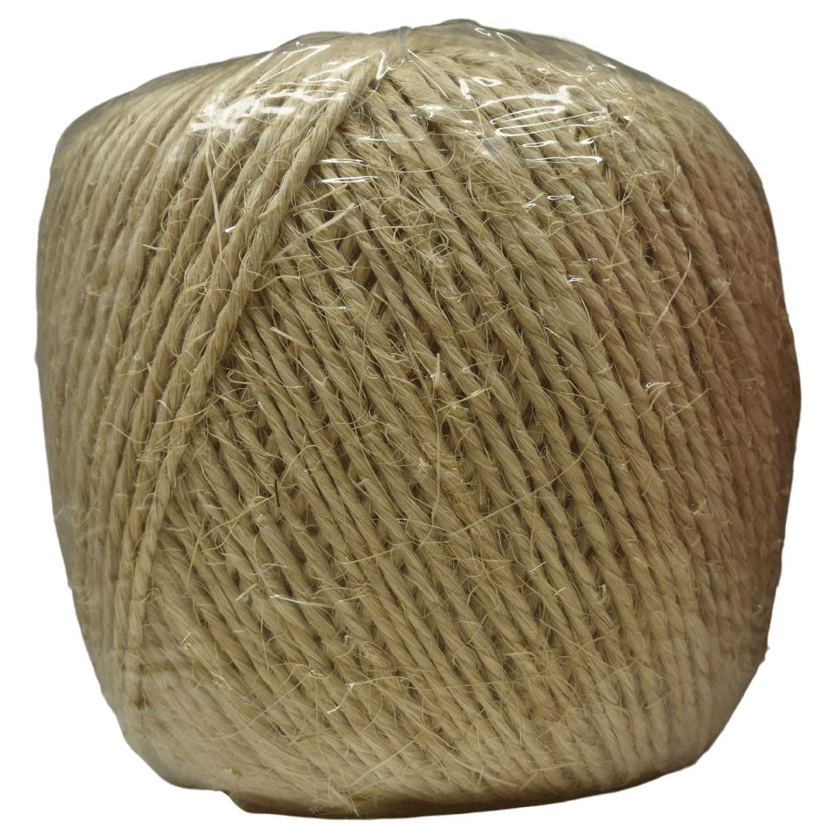 3.2 mm (1/8") Natural Sisal Twine Cord 347.5 m (1140 ft) Twine cord T.W. Evans Cordage Co. Inc.