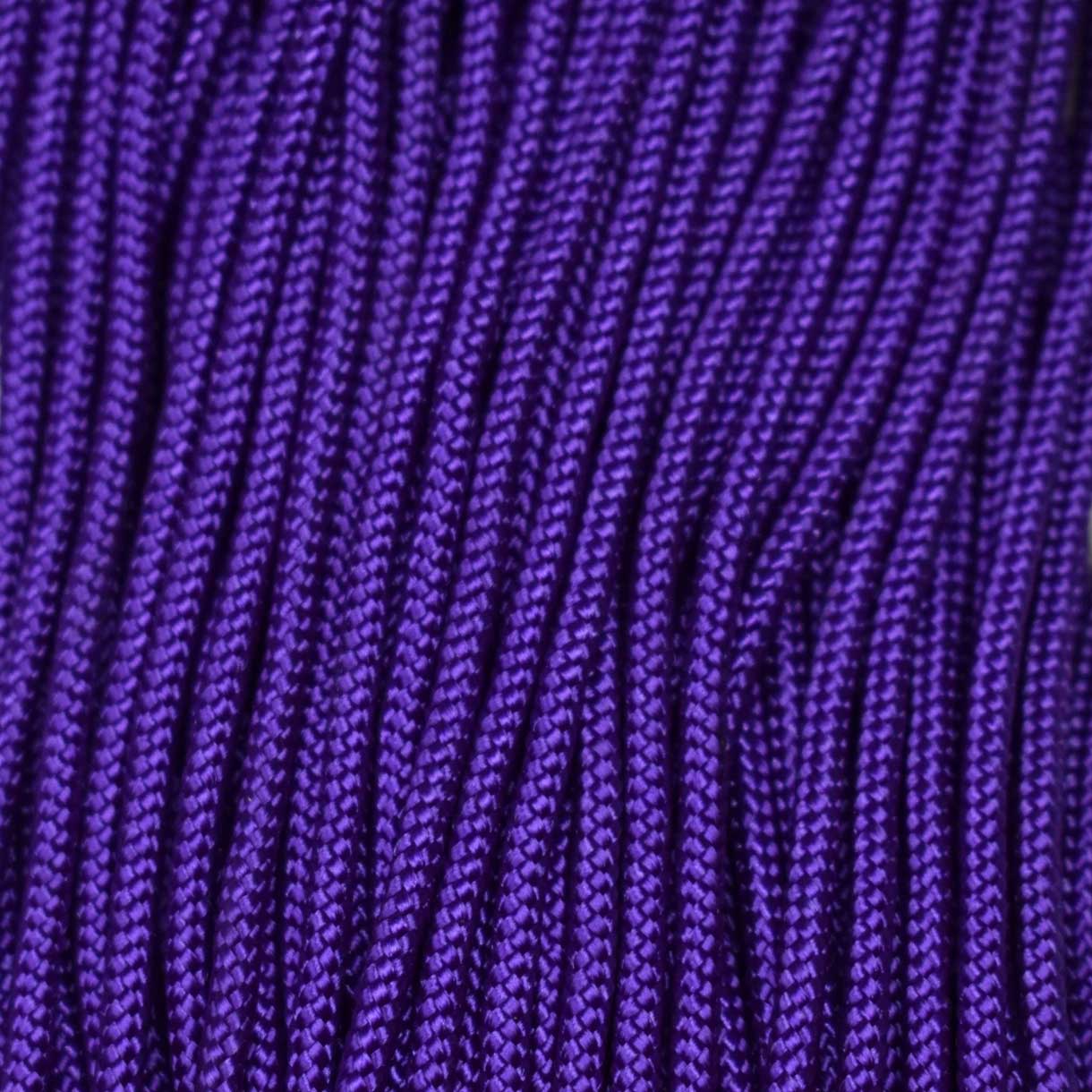3.0 mm (1/8”) 325-3 Paracord Acid Purple Made in the USA Nylon/Nylon (100 ft) El Wood Braiding Co