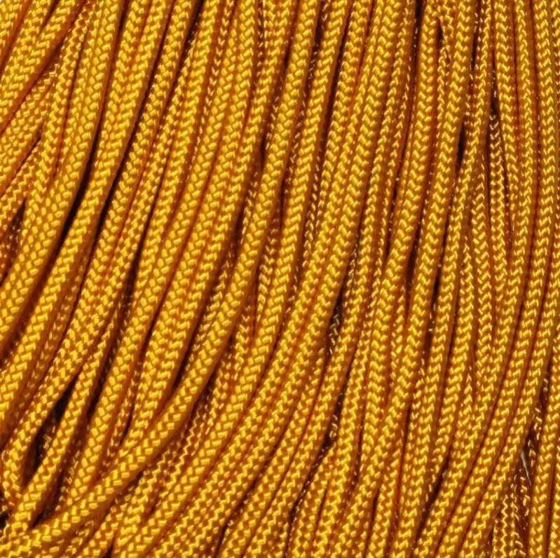 325-3 Paracord Goldenrod Made in the USA Nylon/Nylon (100 FT.) - Paracord Galaxy