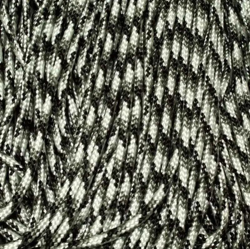 3.0 mm (1/8”) 325-3 Paracord Urban Camo Made in the USA Nylon/Nylon (100 ft) El Wood Braiding Co