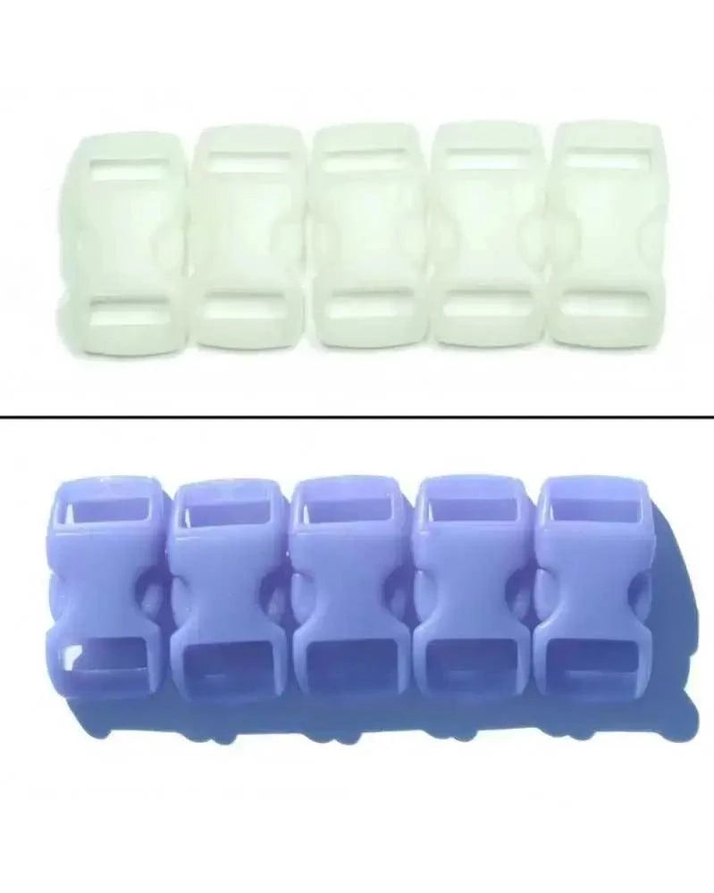 3/8" Blue Color Changing Plastic Side Release Buckles (10 pack) Discounts Available paracordwholesale