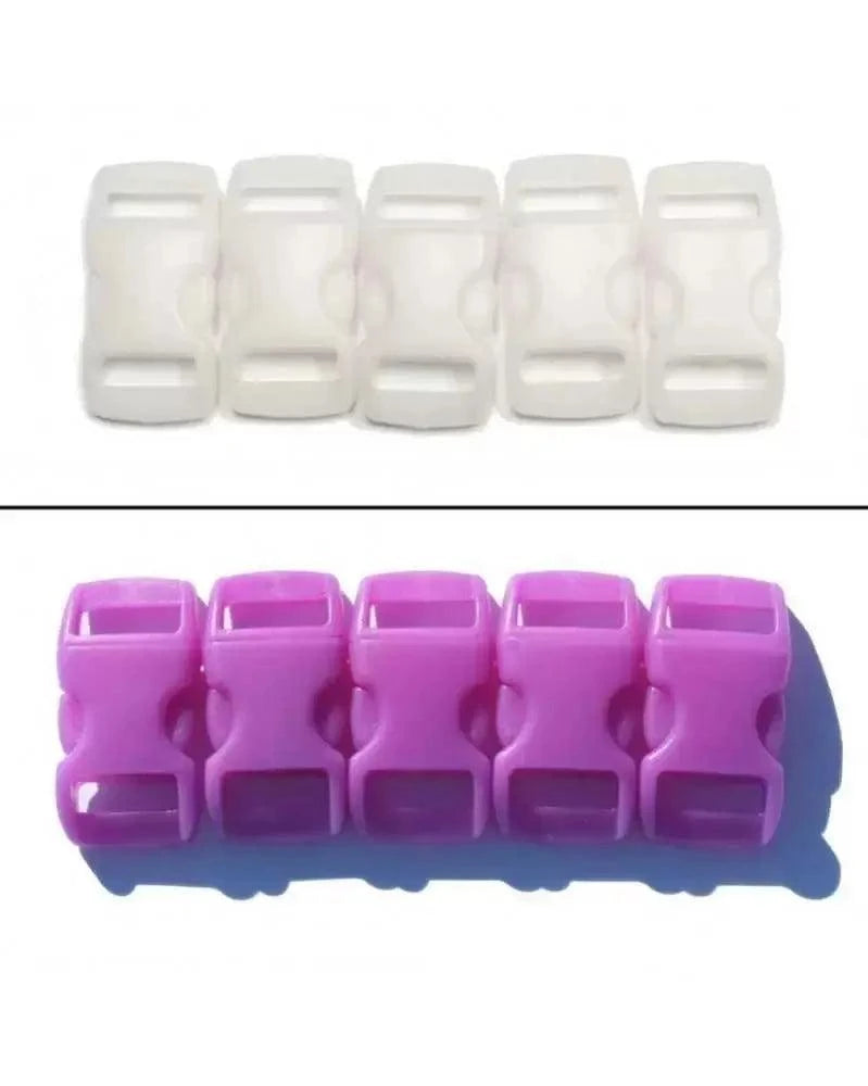3/8" Purple Color Changing Plastic Side Release Buckles (10 pack) Discounts Available paracordwholesale