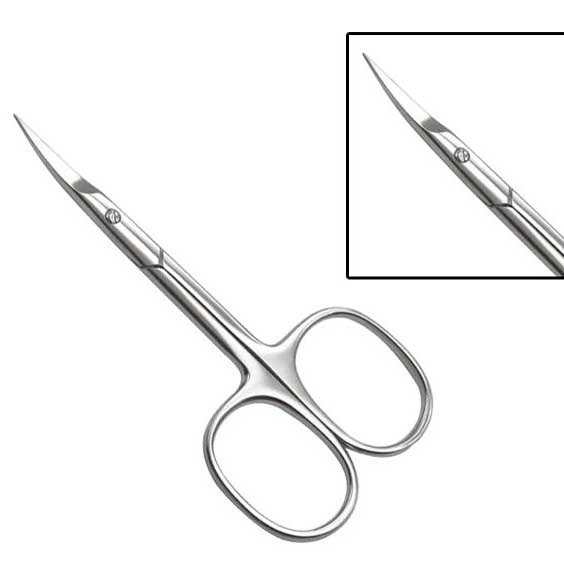 3 3/4" Curved Stainless Steel Cuticle Scissors Sona Enterprises