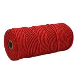 3 mm ((3/32") Fire Brick Twisted Cotton Macrame Rope 100 m (109 yd) 280-