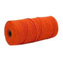 3 mm (3/32") Orange Red Twisted Cotton Macrame Rope 100 m (109 yd) 280-