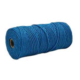 3 mm (3/32") Royal Blue Twisted Cotton Macrame Rope 100 m (109 yd) 280-
