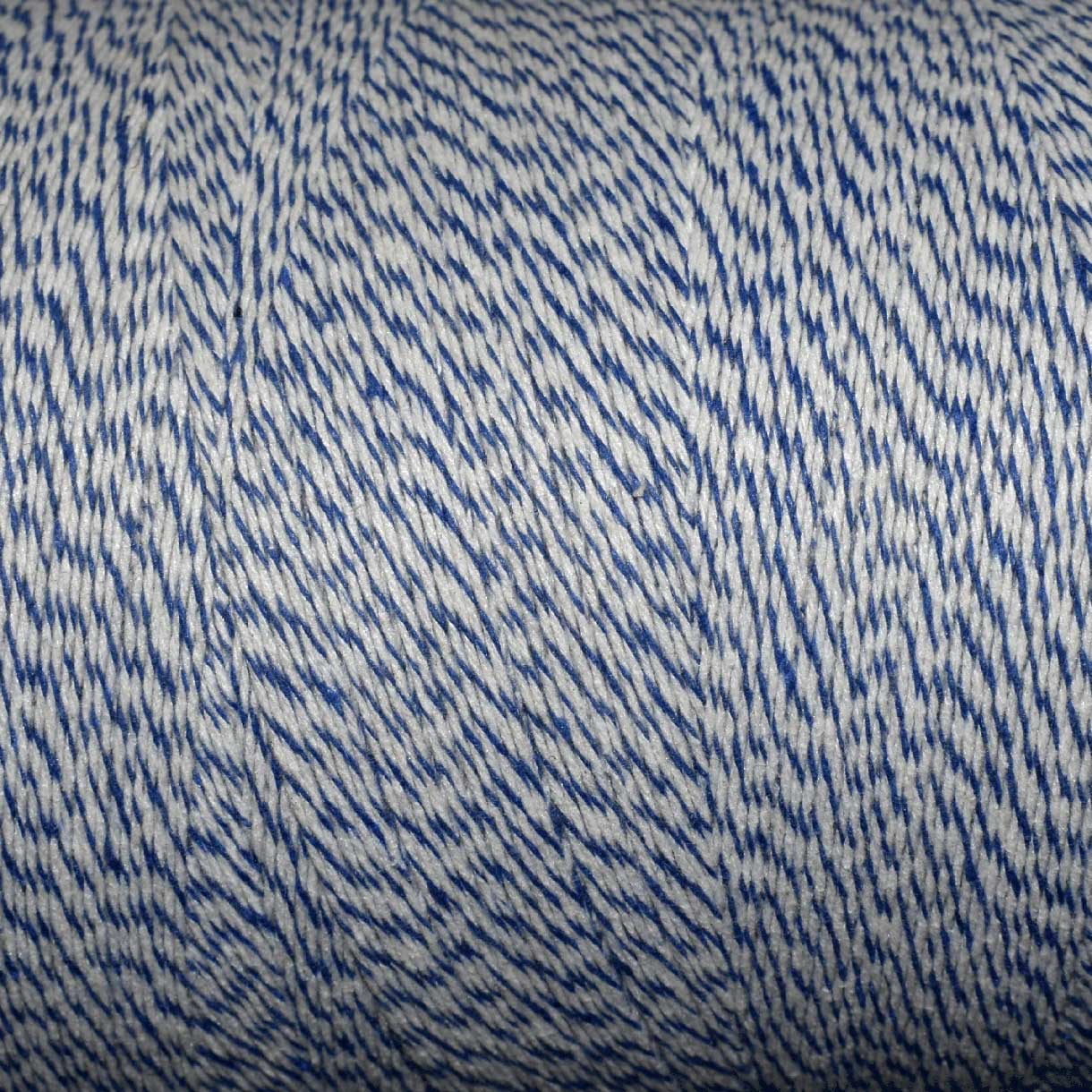 4 Ply Blue and White Poly/Cotton Bakers Twine Cord Webstarurantstore