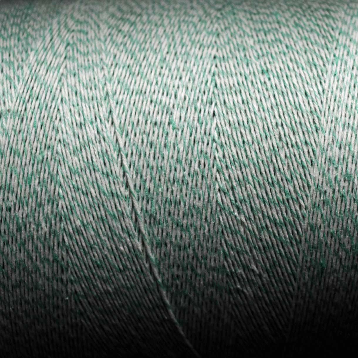 4 Ply Green and White Poly/Cotton Bakers Twine Cord Webstarurantstore