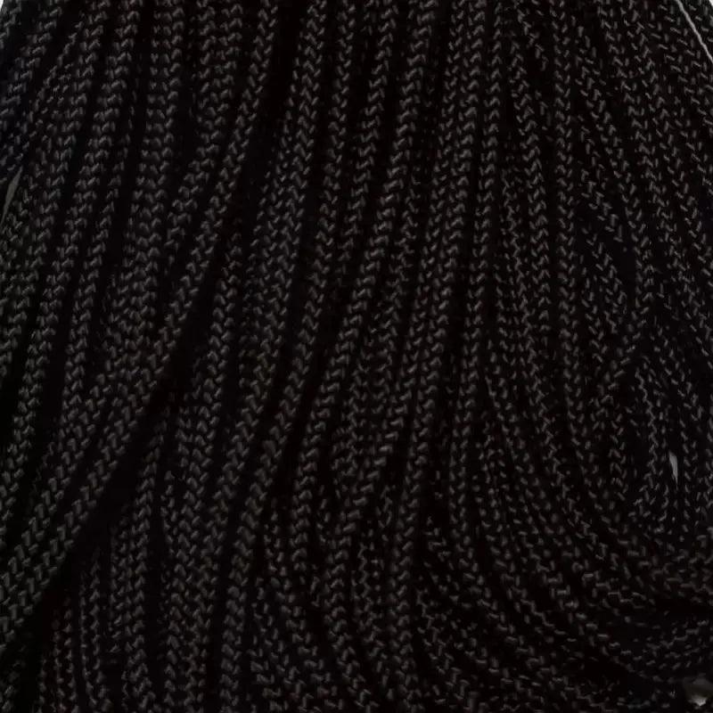425 Paracord Black Made in the USA Nylon/Nylon - Paracord Galaxy