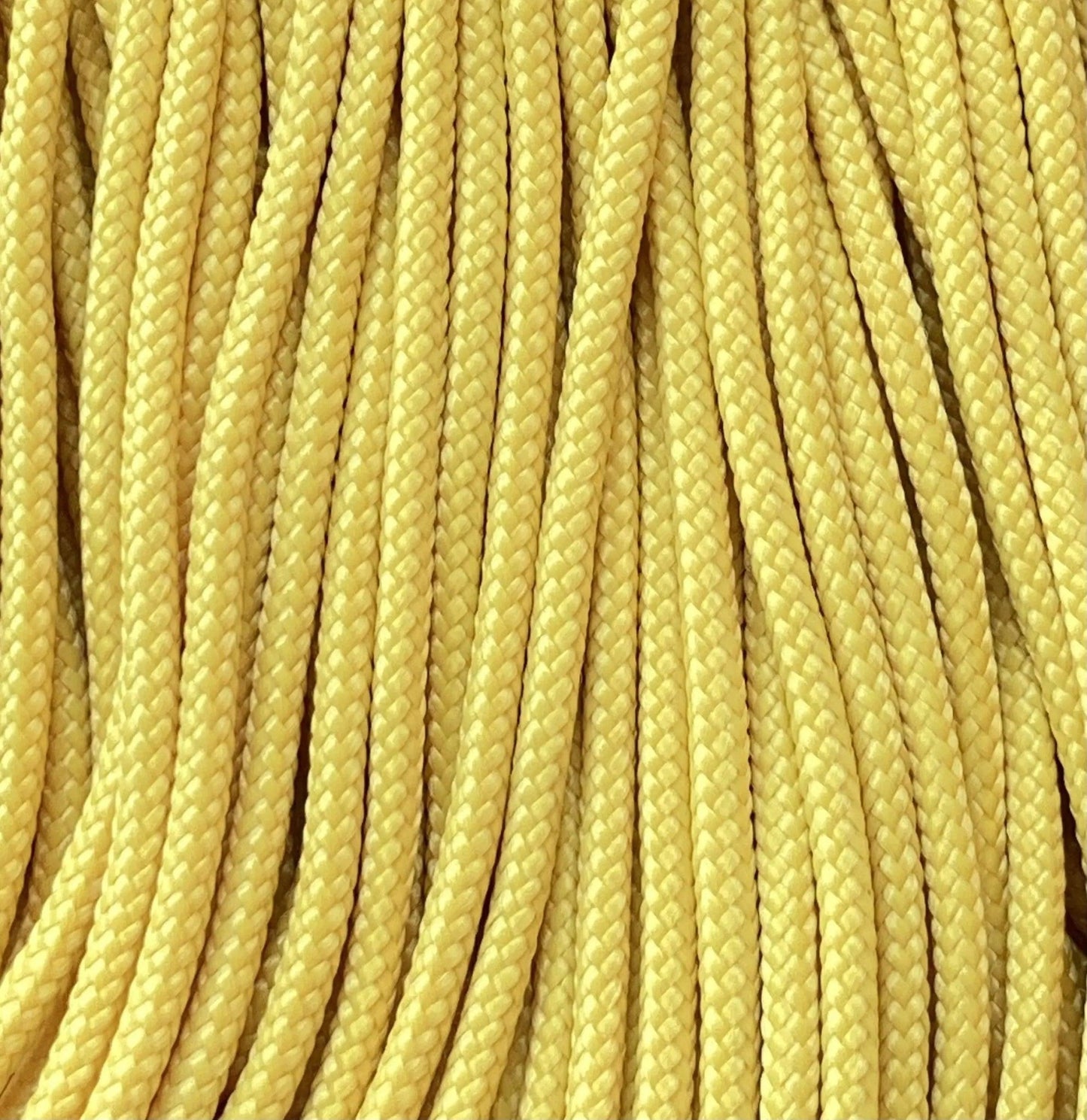 425 Paracord FS Yellow Made in the USA Nylon/Nylon (100 FT.) - Paracord Galaxy