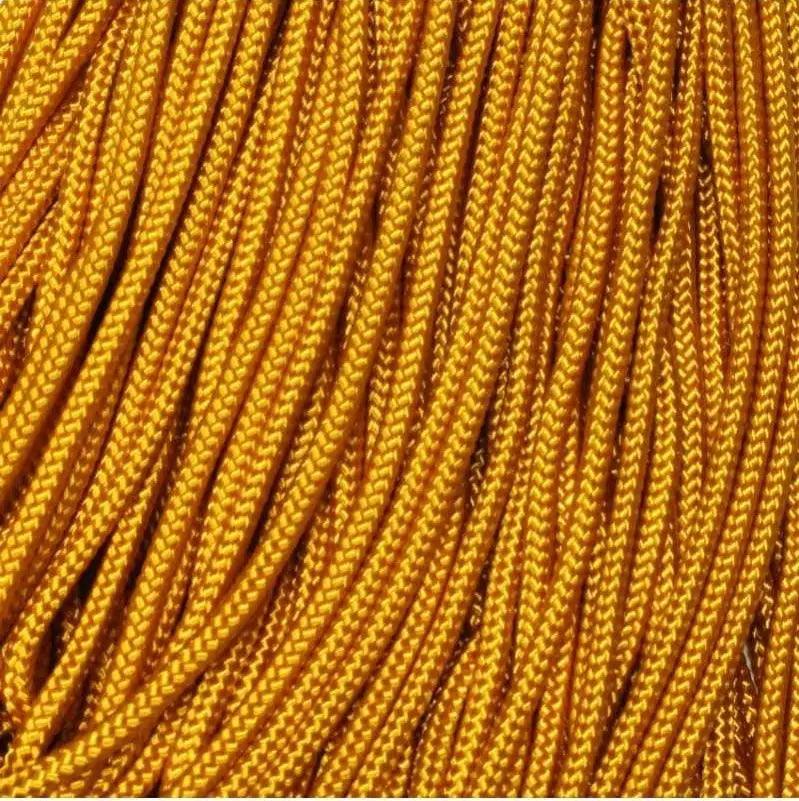 3.0 mm (1/8”) 425 Paracord Goldenrod Made in the USA Nylon/Nylon (100 ft) El Wood Braiding Co