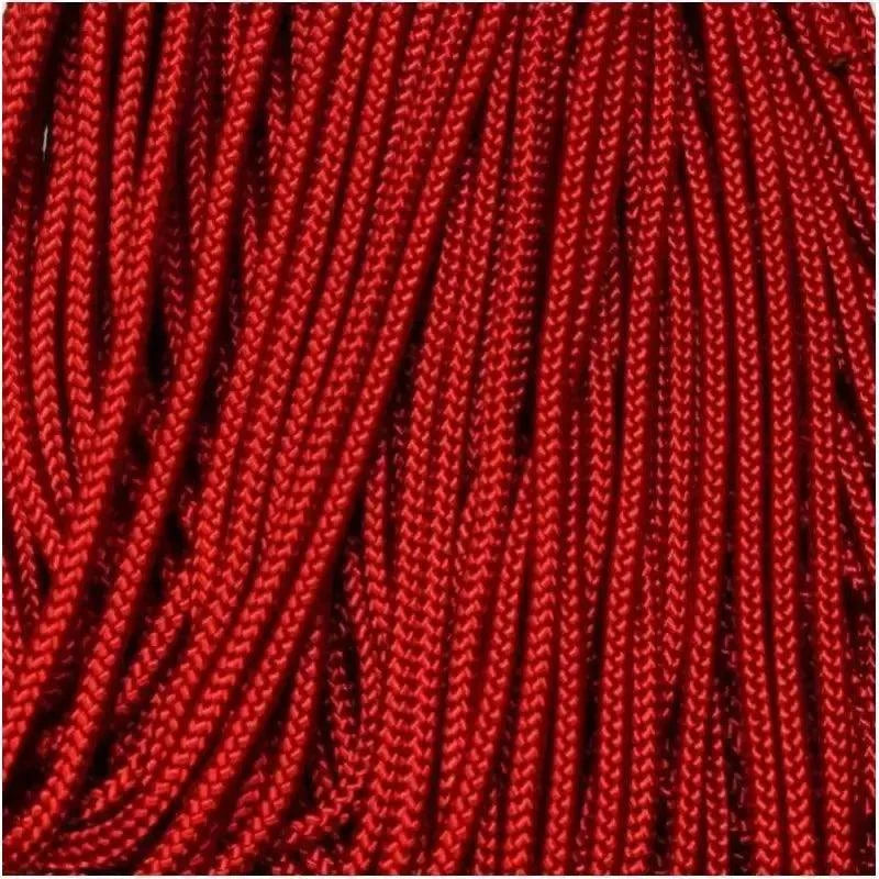 3.0 mm (1/8”) 425 Paracord Imperial Red Made in the USA Nylon/Nylon El Wood Braiding Co