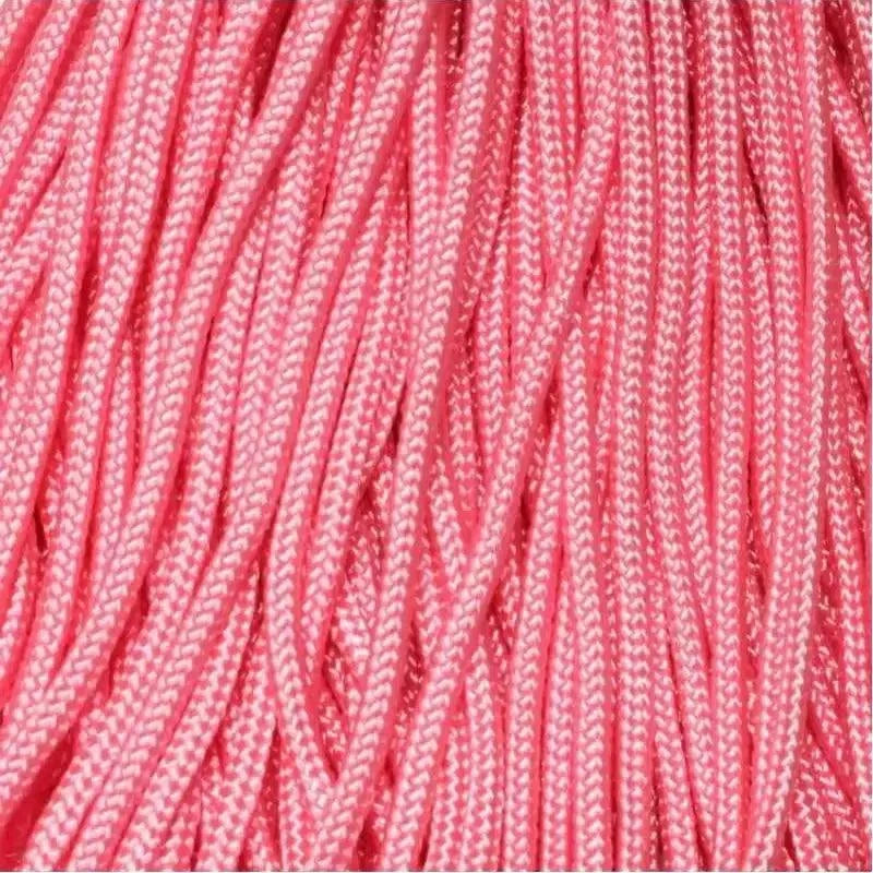 3.0 mm (1/8”) 425 Paracord Rose Pink Made in the USA Nylon/Nylon (100ft) El Wood Braiding Co