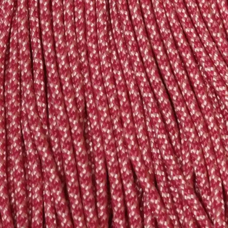 425 Paracord Rose PInk with Fuchsia Diamonds Made in the USA Nylon/Nylon (100 FT.) - Paracord Galaxy
