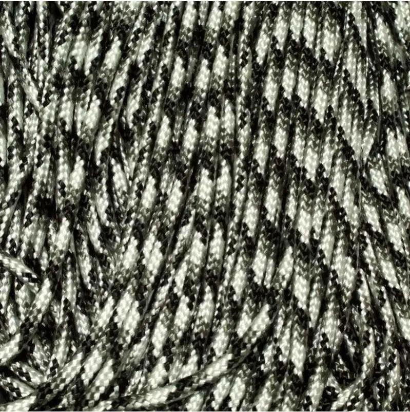 3.0 mm (1/8”) 425 Paracord Urban Camo Made in the USA Nylon/Nylon (100 ft) El Wood Braiding Co