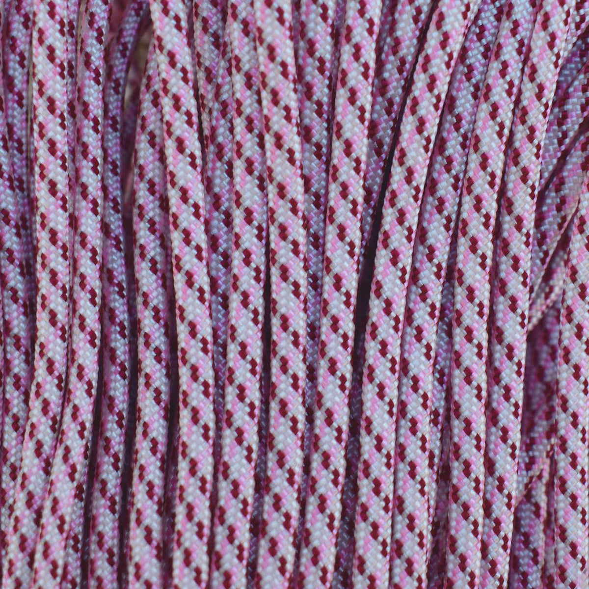 4 mm (5/32”) 550 Paracord Ember Made in the USA Nylon/Nylon (100 ft) El Wood Braiding Co